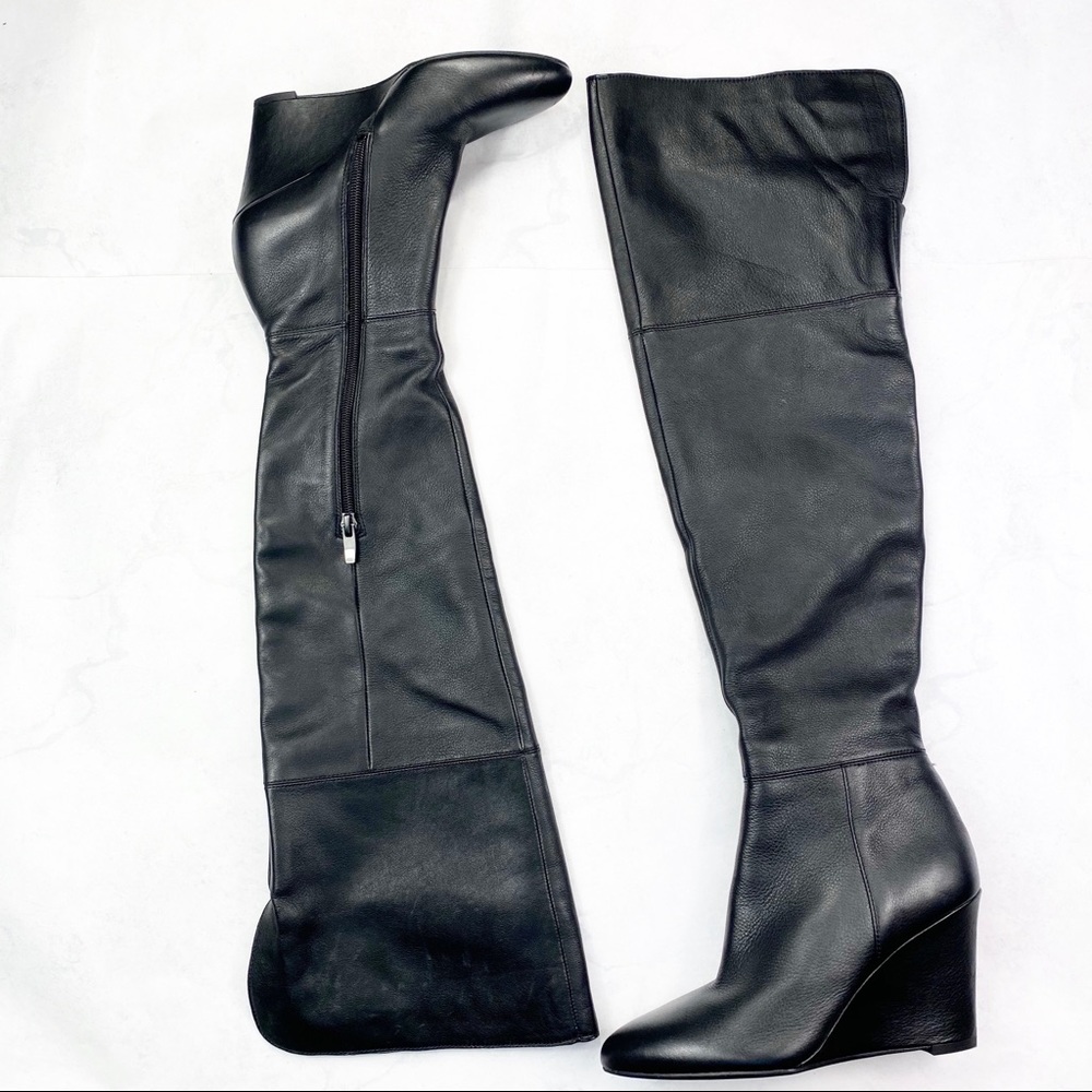 [Via Spiga] Kennedy Wedge Over the Knee Boot